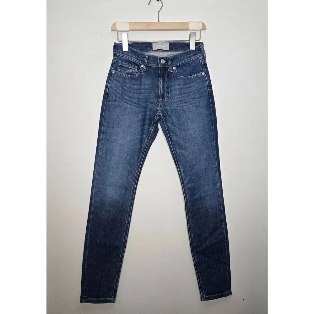 Everlane Mid Rise Skinny Jeans Size 24 Blue Denim